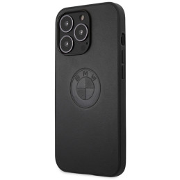 BMW odinis reljefinis dėklas, skirtas iPhone 13 Pro / iPhone 13 – juodas