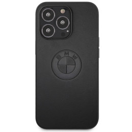 BMW odinis reljefinis dėklas, skirtas iPhone 13 Pro / iPhone 13 – juodas