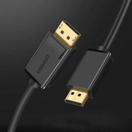 Ugreen DP102 10244 DisplayPort 1.2 4K / DisplayPort 1.2 4K kabelis 1 m - juodas