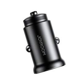 „Joyroom JR-CCN05“ 30 W USB-A USB-C mini automobilinis įkroviklis – juodas