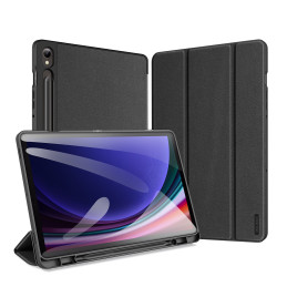 „Dux Ducis Domo“ „Samsung Galaxy Tab S9 FE“ dėklas su stovu – juodas