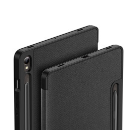 „Dux Ducis Domo“ „Samsung Galaxy Tab S9 FE“ dėklas su stovu – juodas
