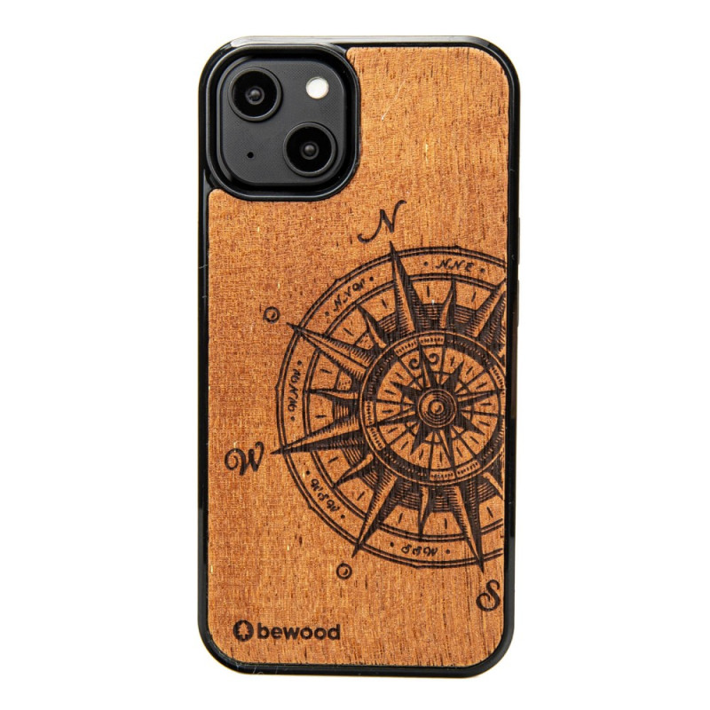 „Bewood Traveler Merbau“ medinis iPhone 14 dėklas – šviesiai rudas