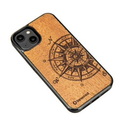 „Bewood Traveler Merbau“ medinis iPhone 14 dėklas – šviesiai rudas