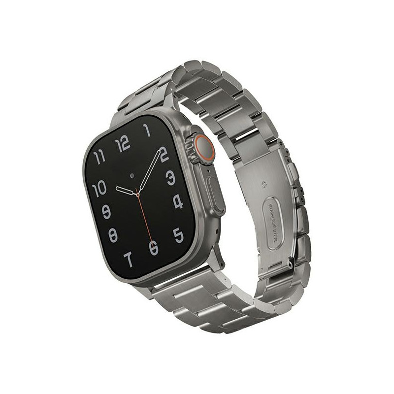„Uniq Osta“ nerūdijančio plieno dirželis, skirtas „Apple Watch 1/ 2/ 3/ 4/ 5/ 6/ 7/ 8/ SE/ SE2/ Ultra 42/ 44/ 45/ 49mm“ ...