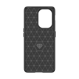 Anglies pluošto silikoninis dėklas, skirtas „OnePlus Ace 2V“ / „OnePlus Nord 3“ – juodas