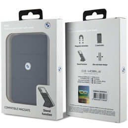BMW MagSafe Signature Collection magnetinė piniginė – juoda
