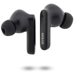 „Guess Classic EST TWS Bluetooth“ ausinės su įkrovimo stotele – juodos