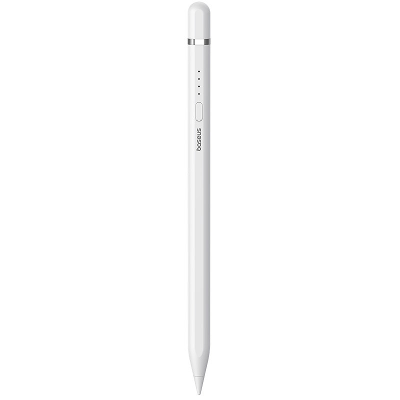 „Baseus Smooth Writing 2“ aktyvaus antgalio rašiklis iPad + USB-A – „Lightning“ laidas ir keičiamas antgalis – baltas