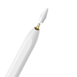 „Baseus Smooth Writing 2“ aktyvaus antgalio rašiklis iPad + USB-A – „Lightning“ laidas ir keičiamas antgalis – baltas