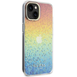 „Guess IML Faceted Mirror Disco Iridescent“ dėklas, skirtas iPhone 15 – įvairiaspalvis