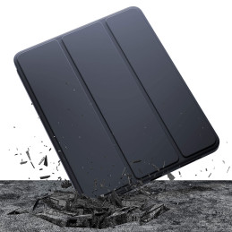 3mk minkštas planšetinio kompiuterio dėklas, skirtas „Samsung Galaxy Tab S9+“ – juodas