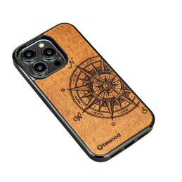 „Bewood Traveler Merbau“ medinis dėklas, skirtas „iPhone 15 Pro“ – šviesiai rudas