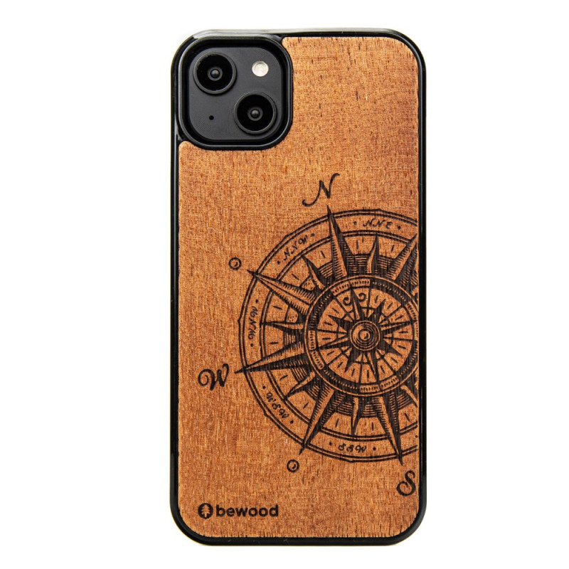 „Bewood Traveler Merbau“ medinis dėklas, skirtas „iPhone 15 Plus“ – šviesiai rudas