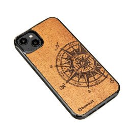 „Bewood Traveler Merbau“ medinis dėklas, skirtas „iPhone 15 Plus“ – šviesiai rudas