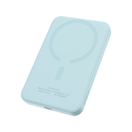 „Baseus Mini Power Bank“ 5000mAh 20W + USB-C laidas (20V/ 3A) – mėlyna
