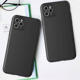 Silikoninis minkštas dėklas, skirtas „Samsung S23 FE“ - juodas
