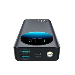 Nešiojamoji baterija „Joyroom JR-PBF03“ 30W 30000mAh + USB-A - USB-C laidas 0,25 m - juoda