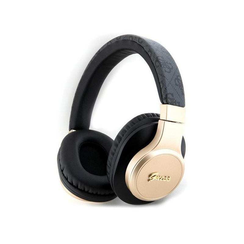 Ausinės „Guess 4G Script Bluetooth“ ant ausies, juodos