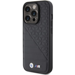 BMW dviejų dalių rašto iPhone 15 Pro dėklas – juodas