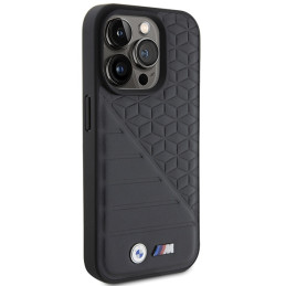 BMW dviejų dalių rašto iPhone 15 Pro dėklas – juodas