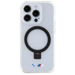 BMW „Ring Stand M Collection“ „MagSafe“ dėklas, skirtas „iPhone 15 Pro“ – skaidrus
