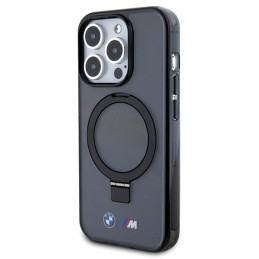 BMW „Ring Stand M Collection“ „MagSafe“ dėklas, skirtas „iPhone 15 Pro Max“ – juodas