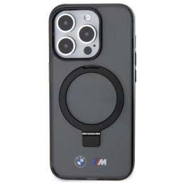 BMW „Ring Stand M Collection“ „MagSafe“ dėklas, skirtas „iPhone 15 Pro Max“ – juodas