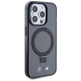 BMW „Ring Stand M Collection“ „MagSafe“ dėklas, skirtas „iPhone 15 Pro Max“ – juodas