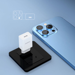 „Dudao A4EU USB-A 2.1A“ sieninis įkroviklis – baltas