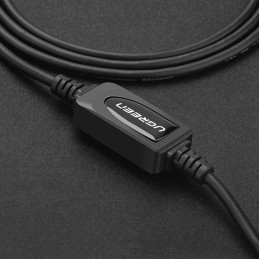 Ugreen US122 USB-B USB-A 2.0 spausdintuvo kabelis 10 m - juodas