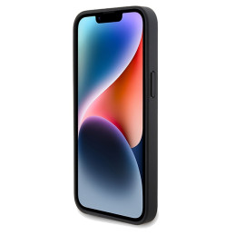 „Ferrari Carbon Metal“ logotipo „MagSafe iPhone 15 Pro“ dėklas – raudonas