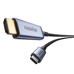 Baseus BS-OH064 8K 60Hz USB-C - HDMI kabelis 1,5 m - juodas