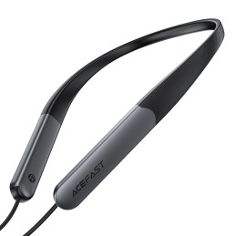 „Acefast N1“ belaidės į ausis įdedamos ausinės + USB-A USB-C laidas – juodos