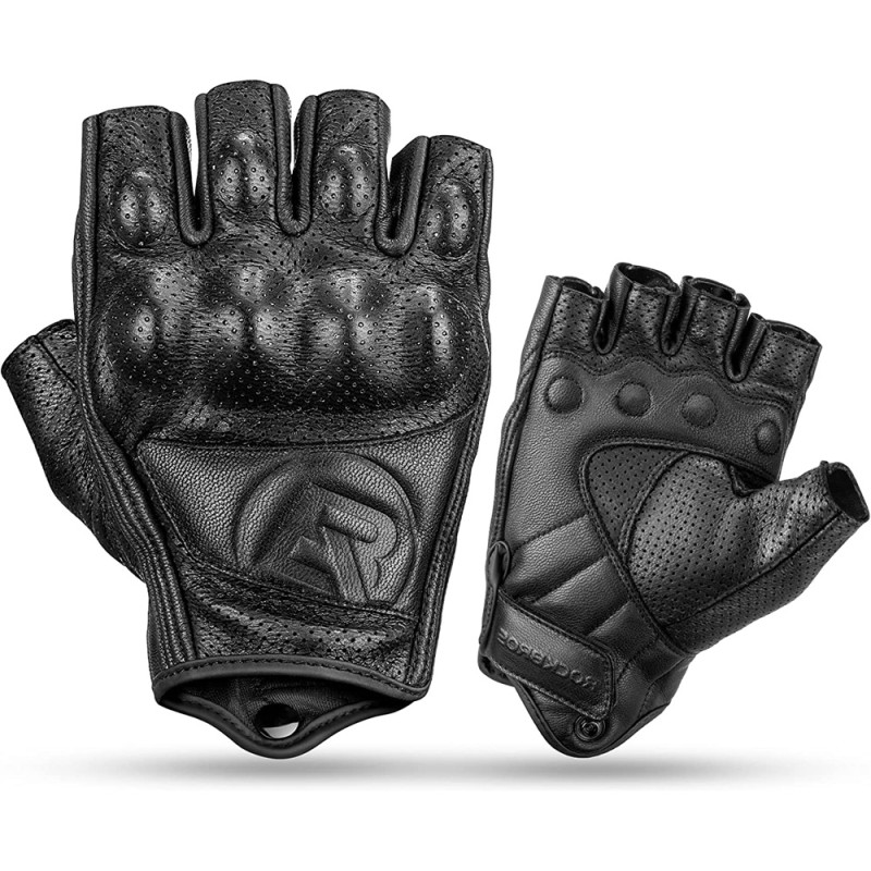 „Rockbros 16220006005“ XXL odinės motociklo pirštinės – juodos