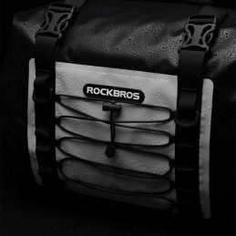„Rockbros AS-010BGR“ motociklo krepšys, atsparus vandeniui, pilkas