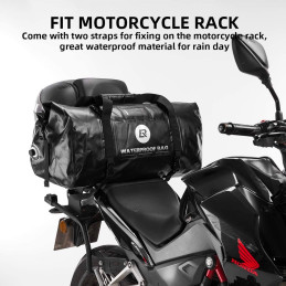 „Rockbros AS-005BK“ vandeniui atsparus motociklo krepšys – juodas