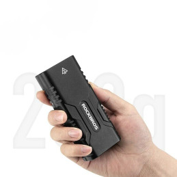 „Rockbros 24310002001“ 850 lm dviračio žibintas su išorinės baterijos funkcija + USB-C - USB-A laidas - juodas
