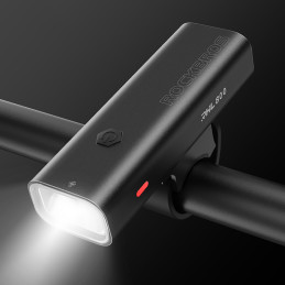 „Rockbros 24710012001“ priekinis dviračio žibintas, 800 lm + USB-C - USB-A laidas, juodas