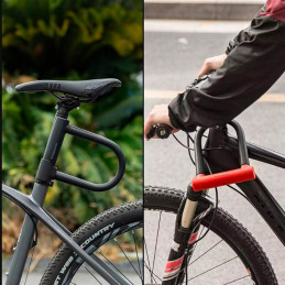 „Rockbros RKS610-BK“ U formos dviračio spyna – juoda