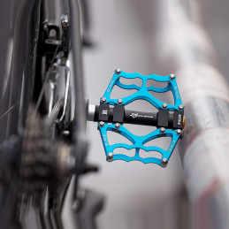 „Rockbros JT201012LBL“ dviračio pedalų komplektas – mėlynas