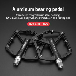 „Rockbros K203-BK“ dviračio pedalų komplektas – juodas