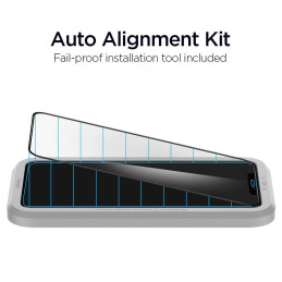Spigen ALM Glass FC grūdintas stiklas skirtas iPhone 11 / XR - juodas