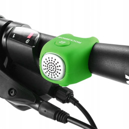 „Rockbros CB1709GN“ elektroninis dviračio skambutis – žalias
