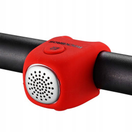 „Rockbros CB1709RD“ elektroninis dviračio skambutis – raudonas