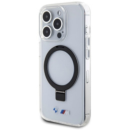 BMW „Ring Stand M Collection“ „MagSafe“ dėklas, skirtas „iPhone 15 Pro Max“ – skaidrus