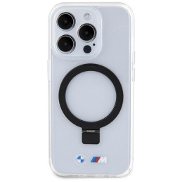 BMW „Ring Stand M Collection“ „MagSafe“ dėklas, skirtas „iPhone 15 Pro Max“ – skaidrus