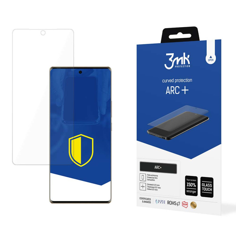 3mk ARC+ apsauginė folija, skirta „Tecno Spark 20 Pro+“
