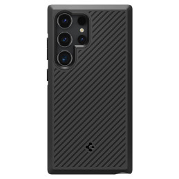 „Spigen Core Armor“ dėklas, skirtas „Samsung Galaxy S24 Ultra“, matinės juodos spalvos