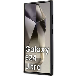 BMW odinis anglies pluošto dėklas, skirtas „Samsung Galaxy S24 Ultra“ – juodas